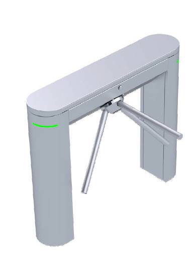 Low Waist Tripod Security Turnstiles