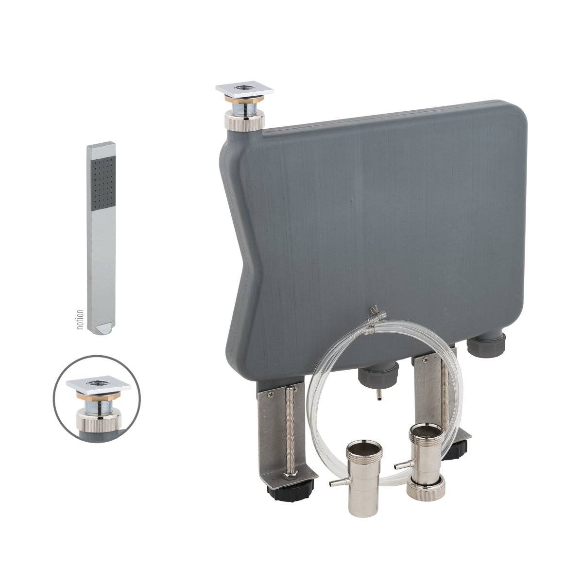 Capsule Kit with Square Shower Handset | NOT-CAPSULE-C/P