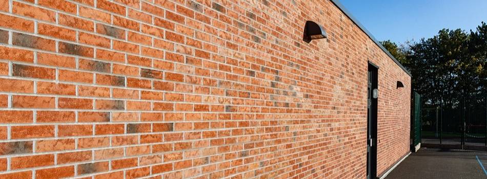 BrickClad® mechanically fixed facade system Ibstock range - Brick Facade System