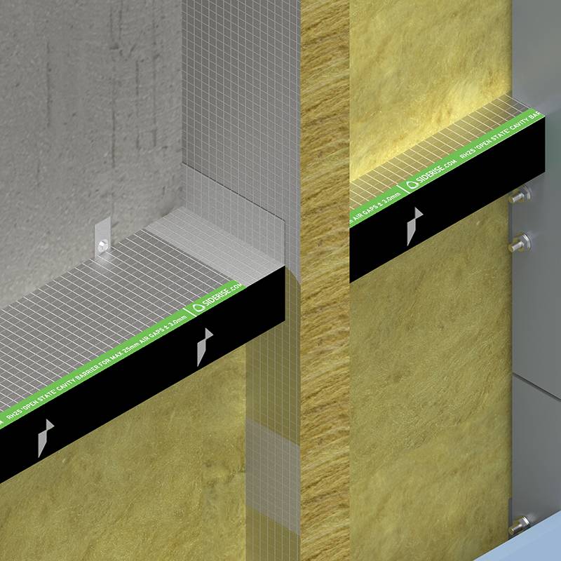 SIDERISE RH Open State Horizontal Cavity Barriers (formerly Lamatherm CW-RS)