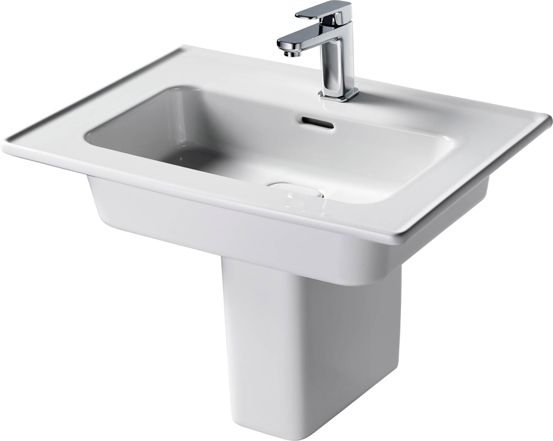 Fusaro Vanity Basin 60 White 1TH