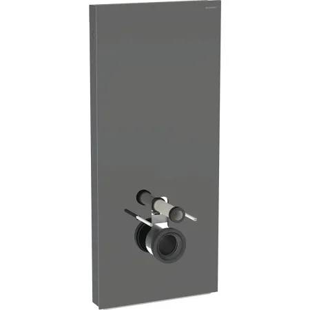 Geberit Monolith Plus sanitary module for wall-hung WC, 114 cm, front cladding made of glass