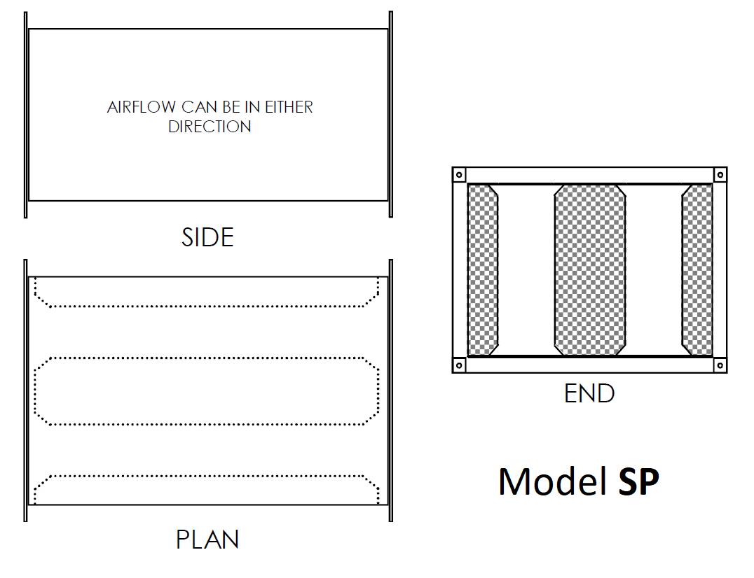 Rectangular Duct Attenuator - Sound Attenuation