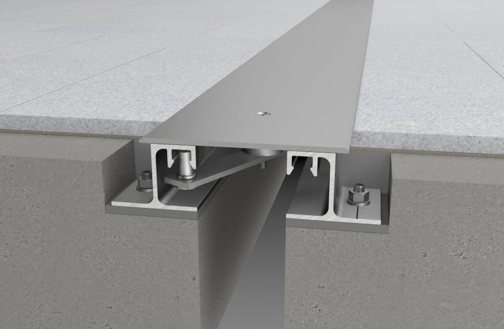 CS Allway® SJP-S Series Metal Floor Joint Covers - Recess Mounted