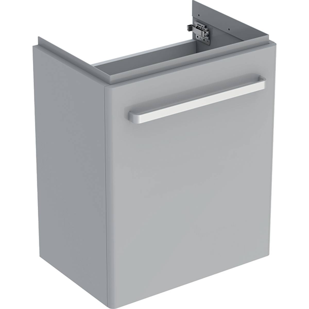 Selnova Compact cabinet for washbasin, with one door and service space