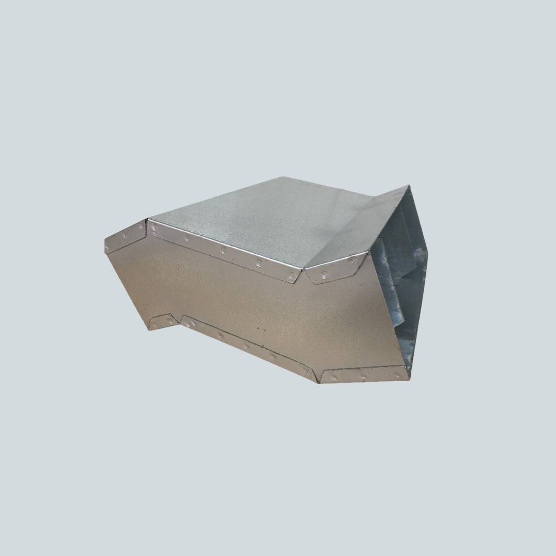ResiDUCT 400x100mm Rectangular Metal Ducting for MVHR  - Metal Ducting 