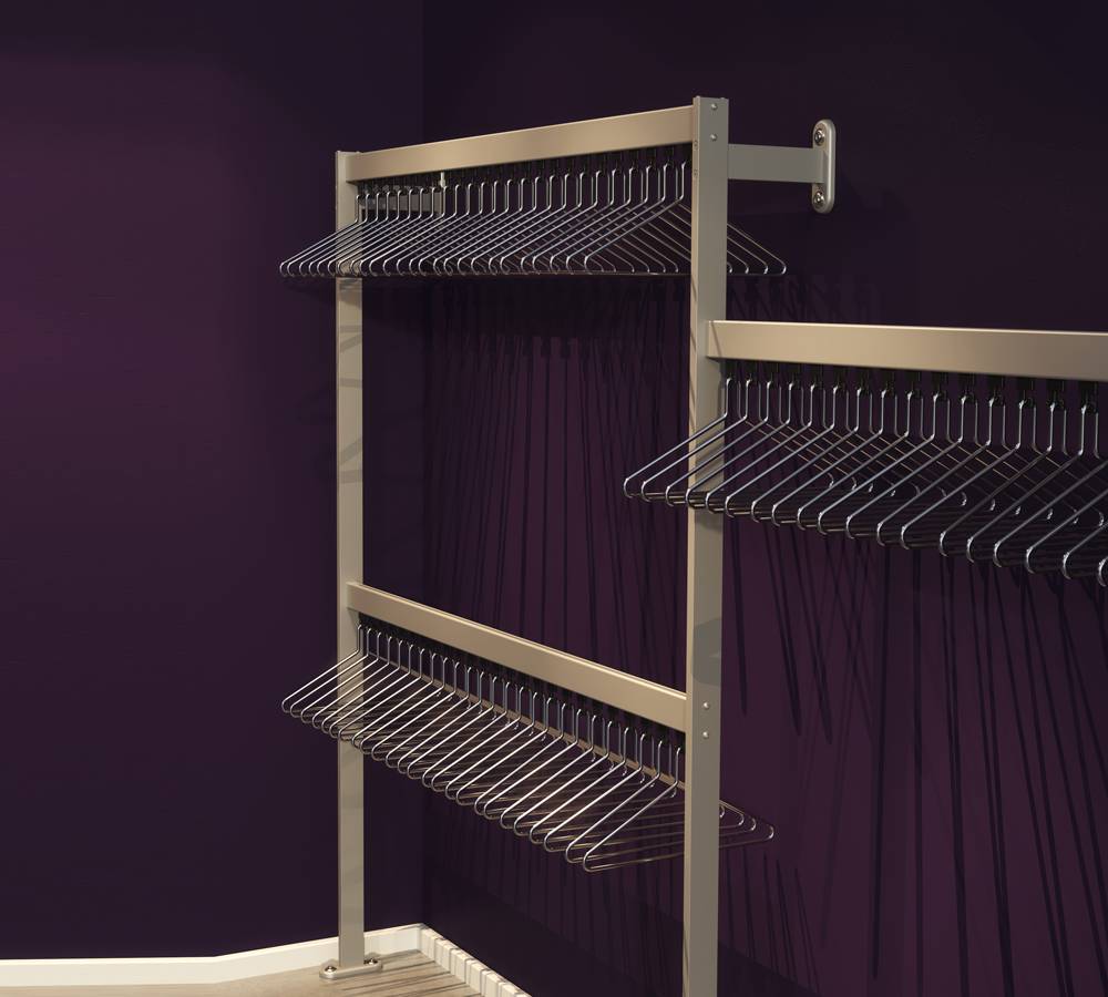 FS70 Floor Fixed Coat Rails