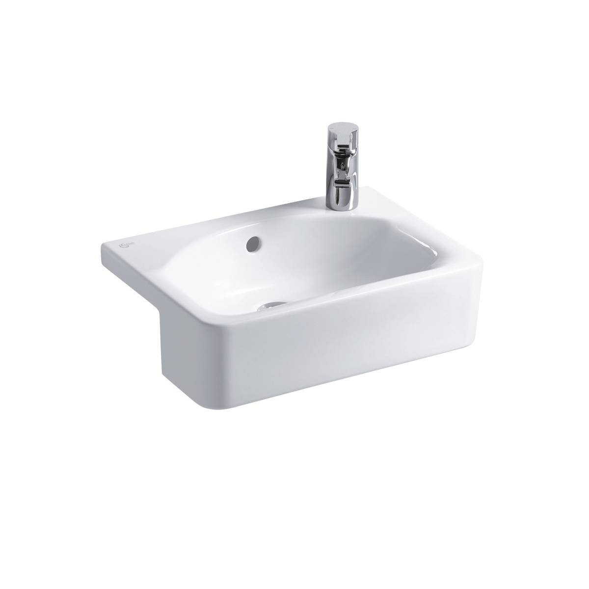 Concept Space Cube 50 cm Semi-Countertop Washbasin