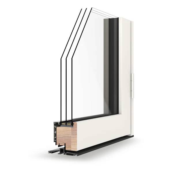 S309A/T Inward Open Timber / Alu-Clad Timber Framed Entrance Door