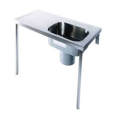 Stainless Steel Plaster Sink PS H