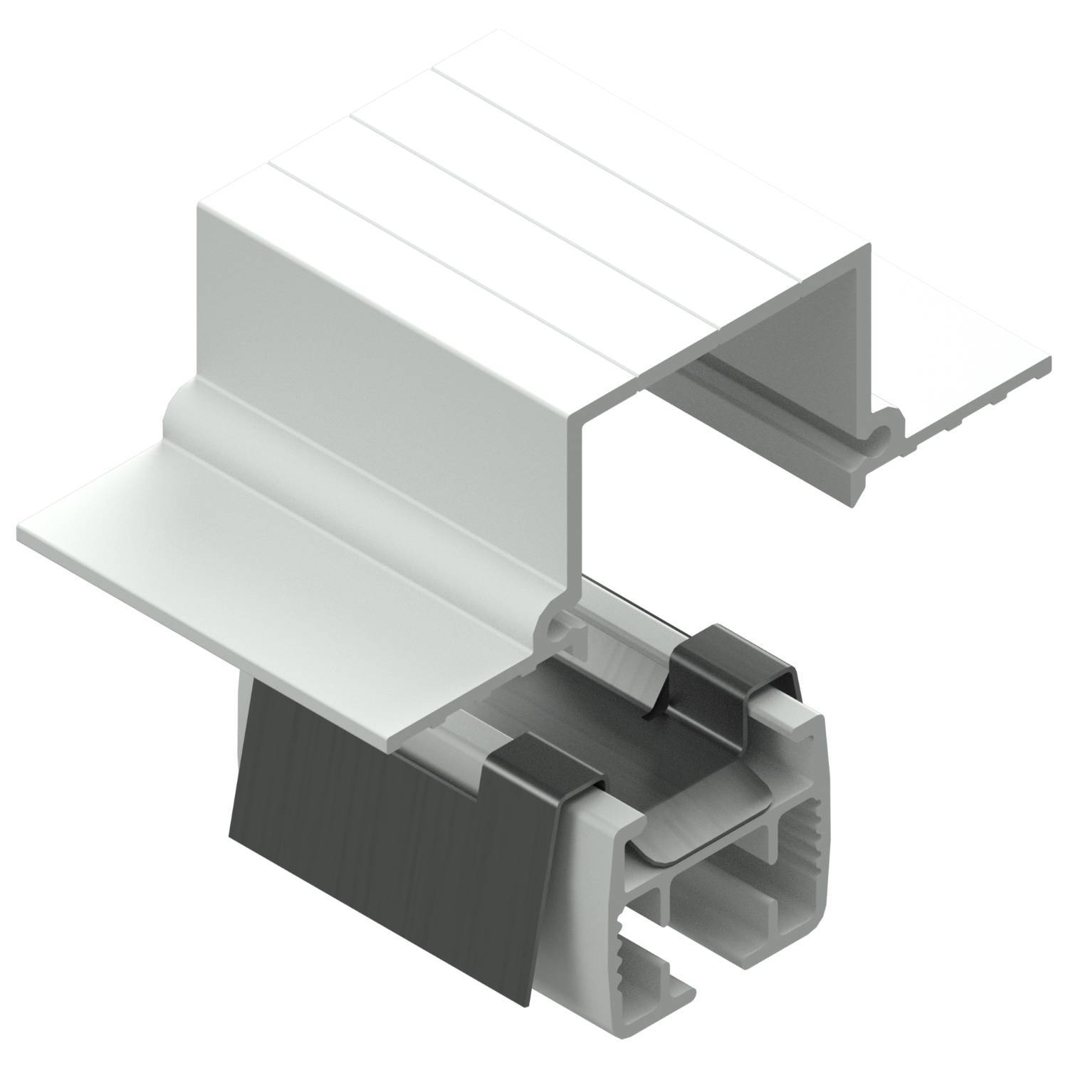 TrackTrim Click - Curtain Track Recess System