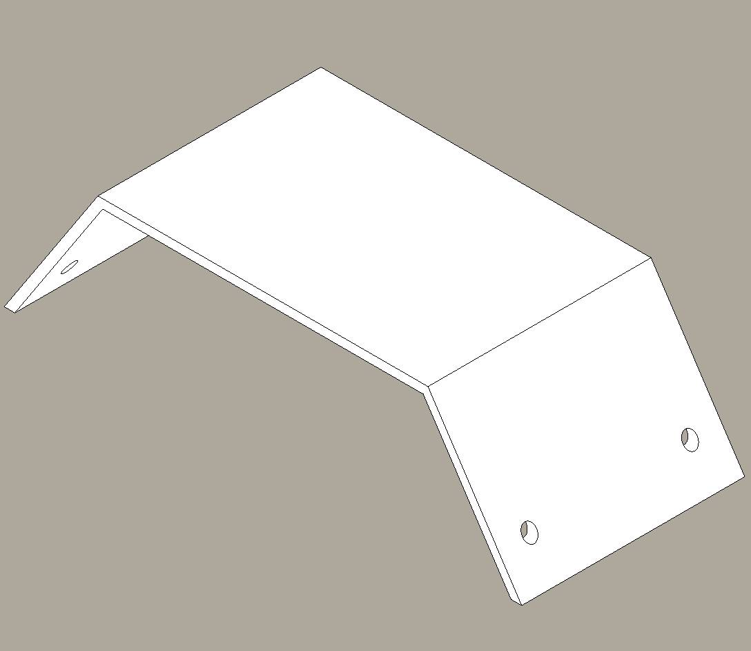 Metal cladding solar module clamps