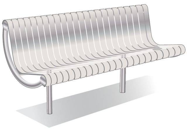 ASF 6004 Stainless Steel Seat