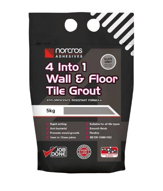 4 Into 1 Wall And Floor Tile Grout - Flexible cementitious tile grout
