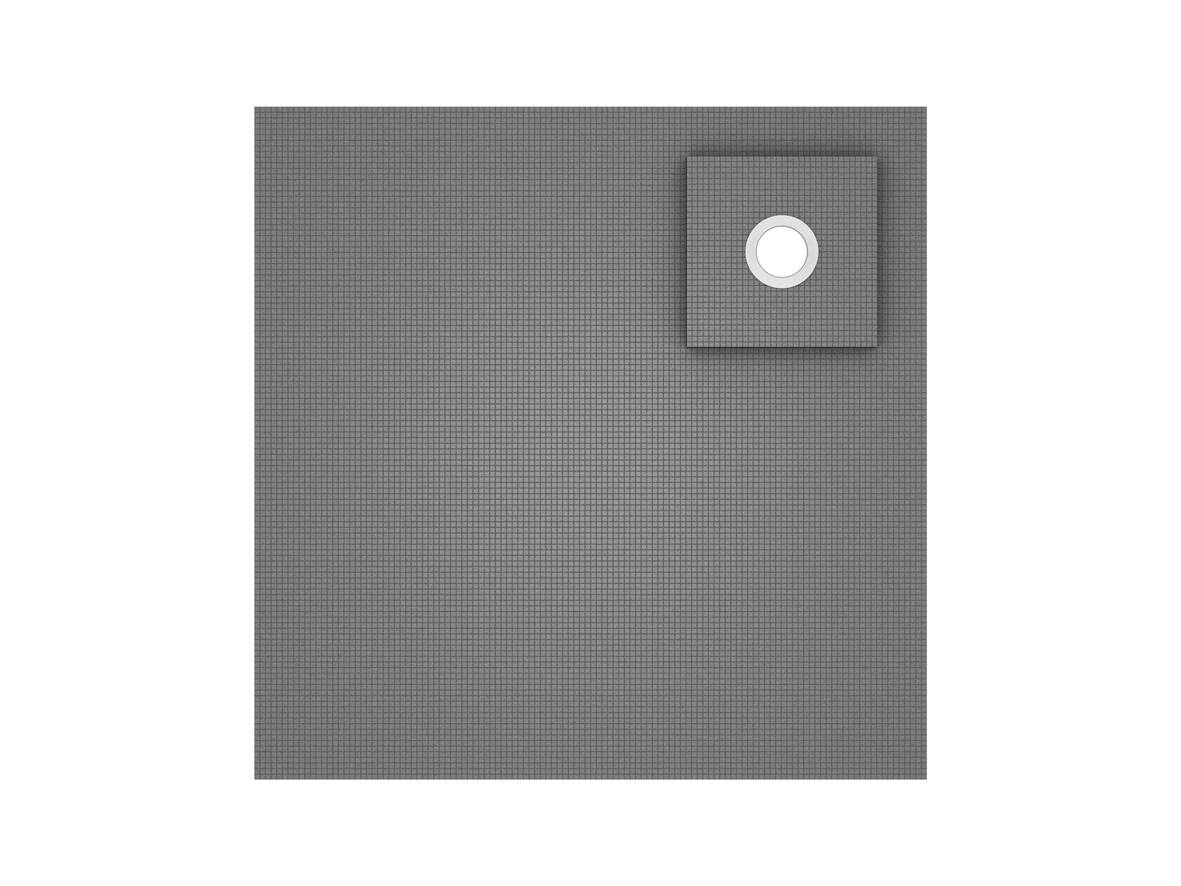 wedi Fundo Ligno Corner Drain - Shower tray/ shower former