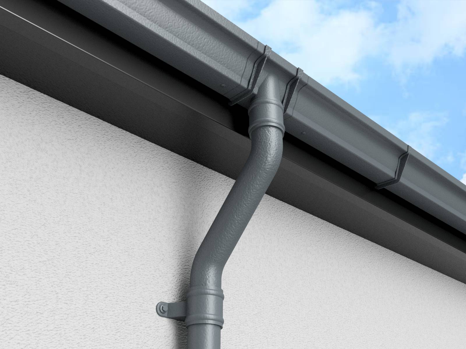 Cast Aluminium Guttering - Half-Round, Ogee or Moulded No.46