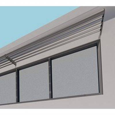 Aluminium Brise Soleil - Solar Shading: Shadex 100 Horizontal With Tube - Brise Soleil