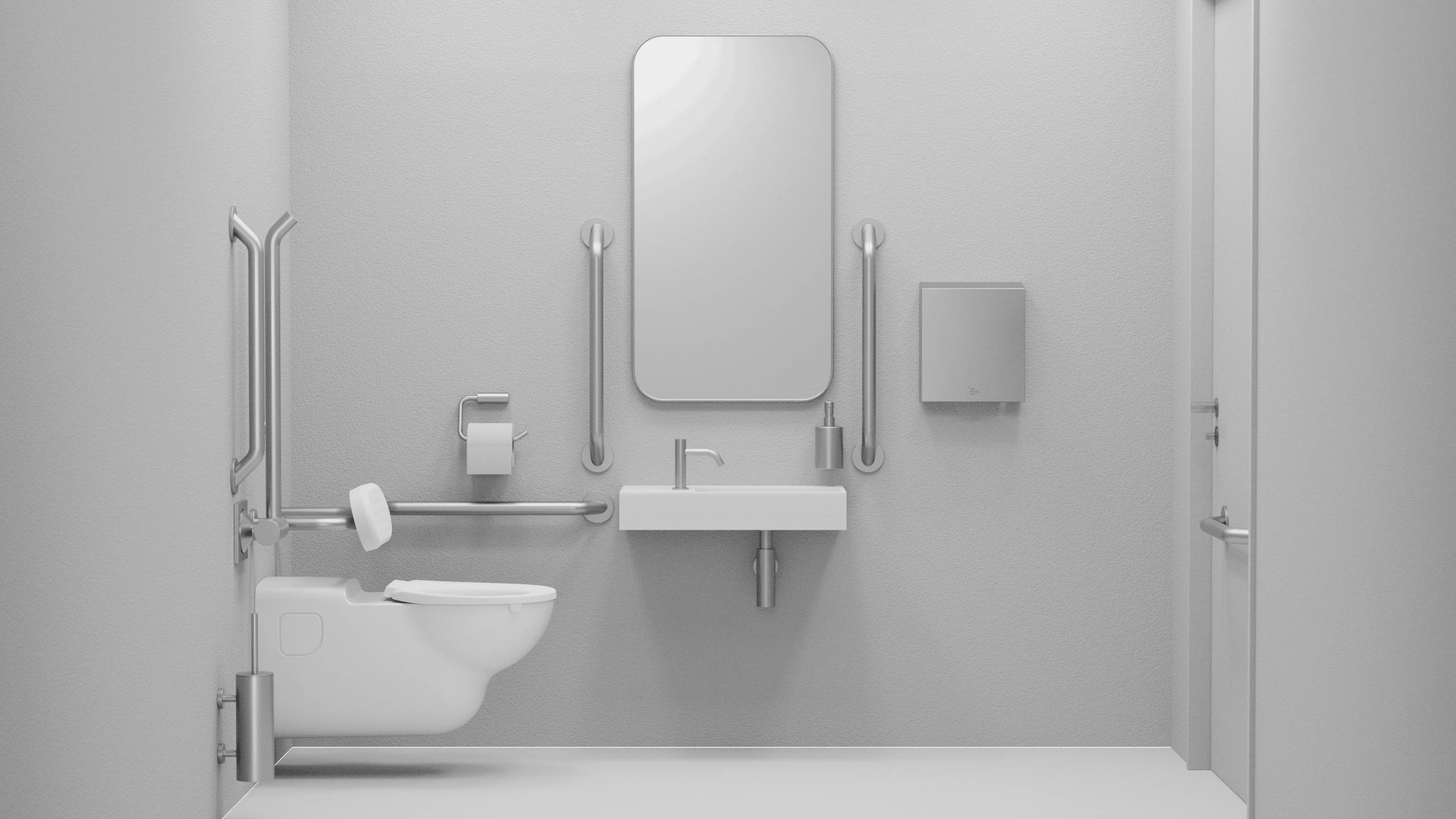 DDA Doc M Packs - Matched Washroom Set