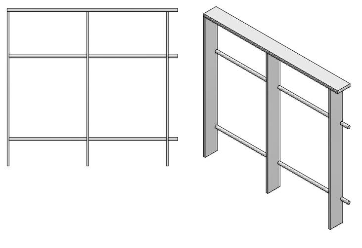 Piazza - Steel Grating Carpark Wall Cladding