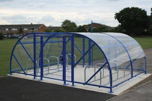 IAE Circonomy Cycle Shelter Compound - Steel Cycle Shelter