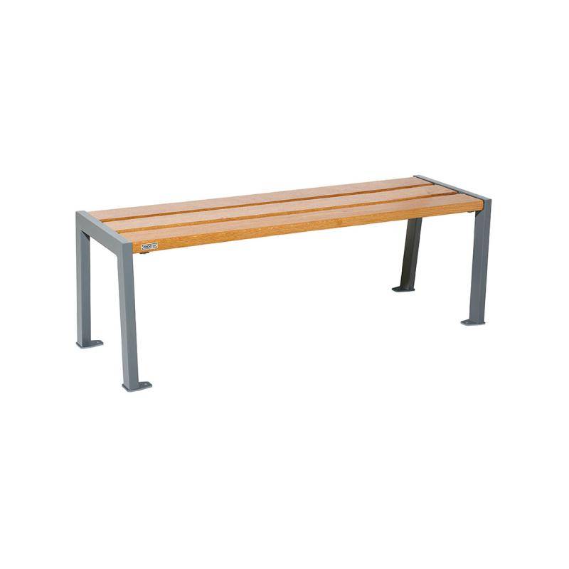 Silaos® wood & steel bench - Street furniture