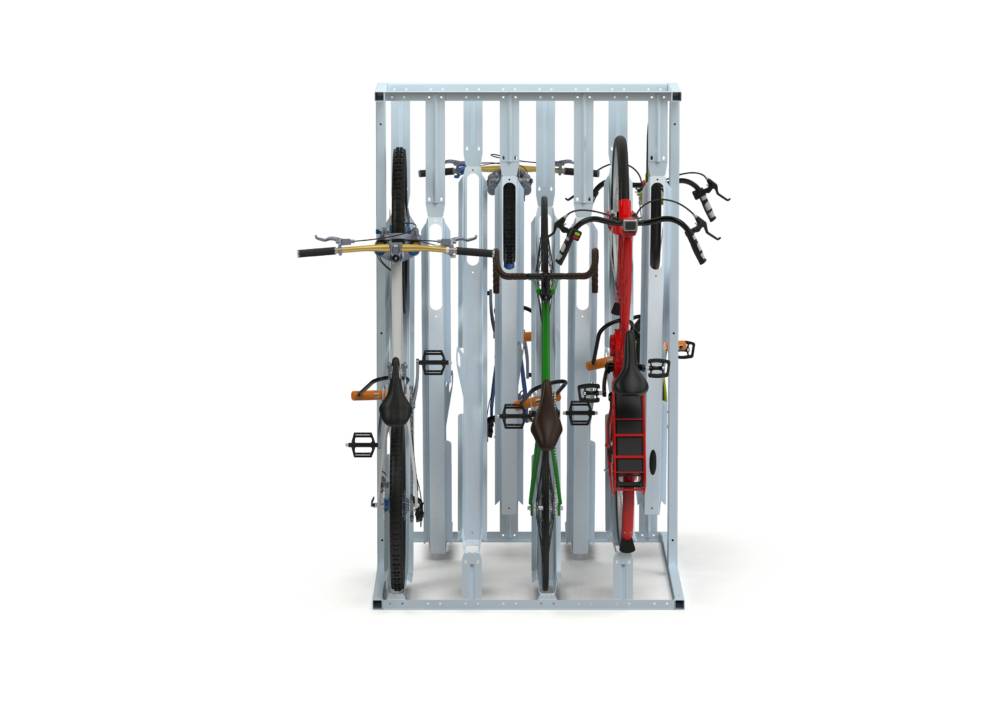 Semi Vertical Bike Rack/ X Semi Vertical Bike Rack