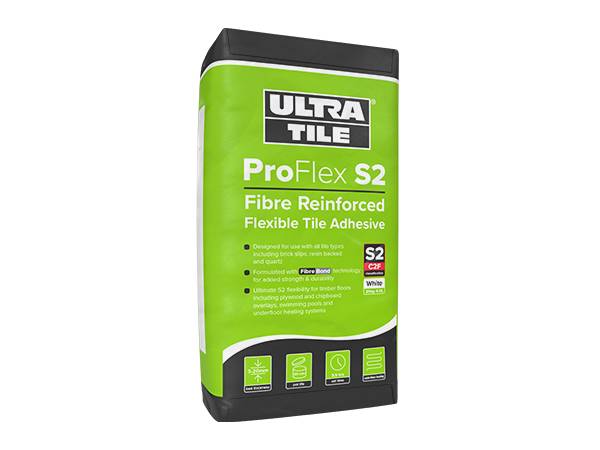 ProFlex S2: Fibre Reinforced Flexible Tile Adhesive