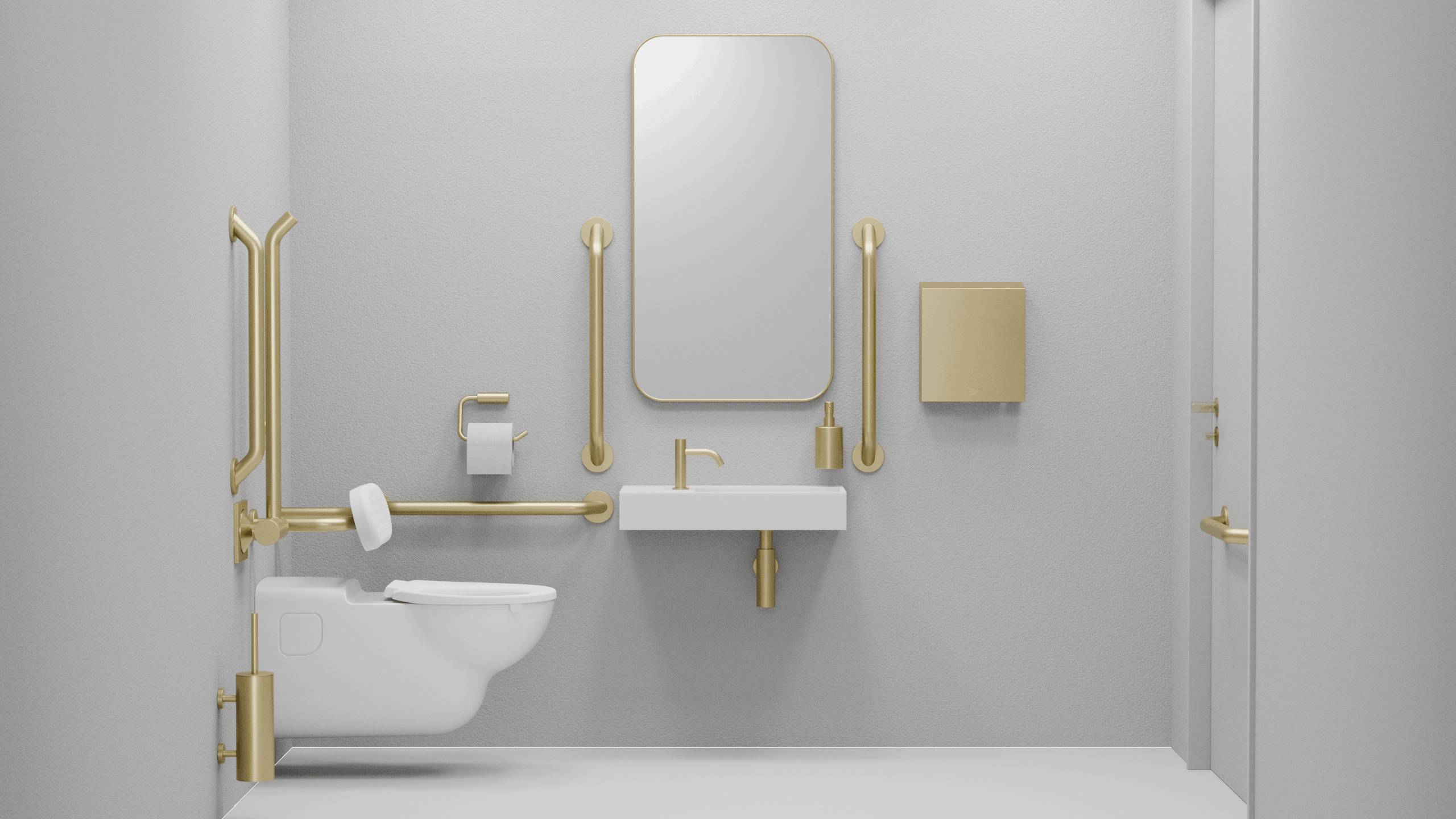 DDA Doc M Packs - Matched Washroom Set