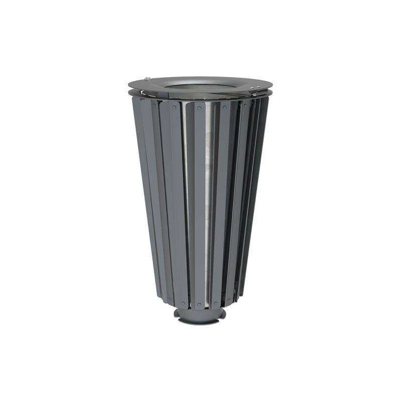 Lofoten steel litter bins - 80 litres