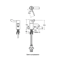 Contour 21+ - 1 Hole Thermostatic Basin Mixer Tap - Basin Tap