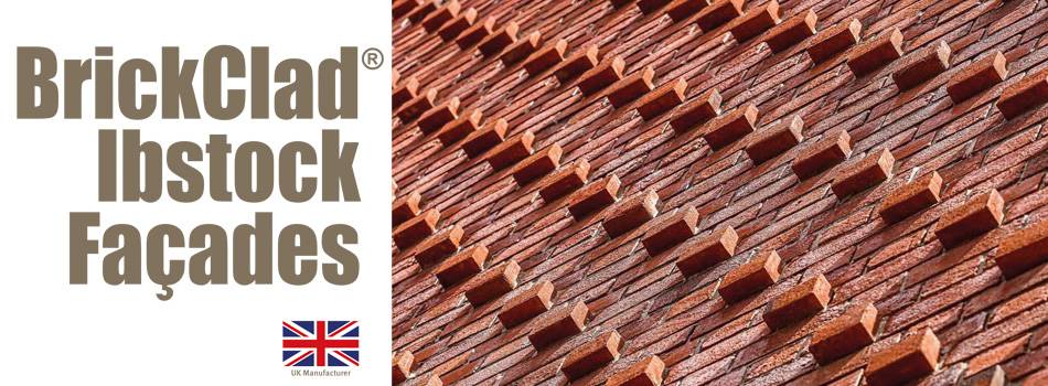 BrickClad® mechanically fixed facade system Ibstock range - Brick Facade System