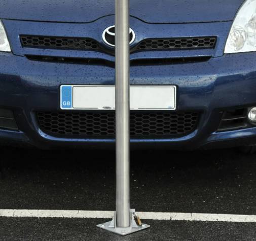 Stainless Steel Fold Down Post and Security Bollard