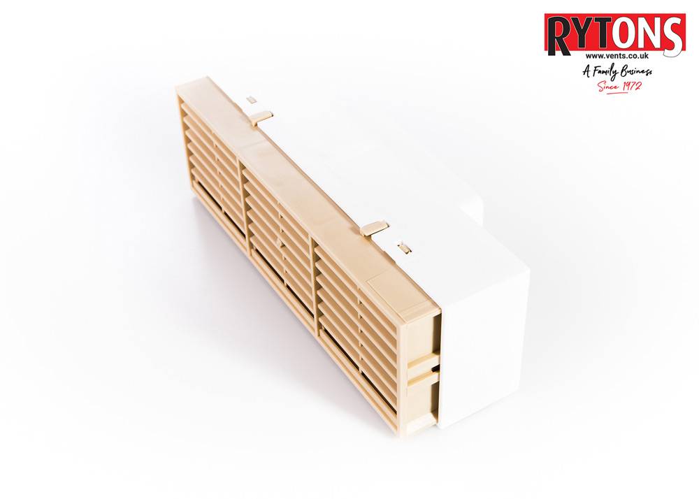 RD4MFAB - Rytons Multifix® Air Brick with Ducting Adaptor 110mm x 54mm