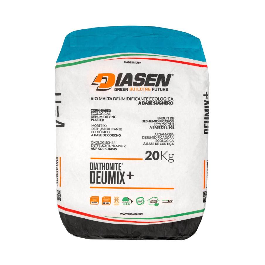 Diasen Diathonite Deumix Plus - Cork/Lime Salt Inhibiting Plaster