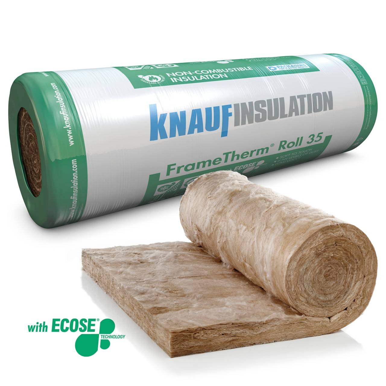Knauf Insulation - FrameTherm® Roll 35 (Ready-cut) - Timber Frame Insulation