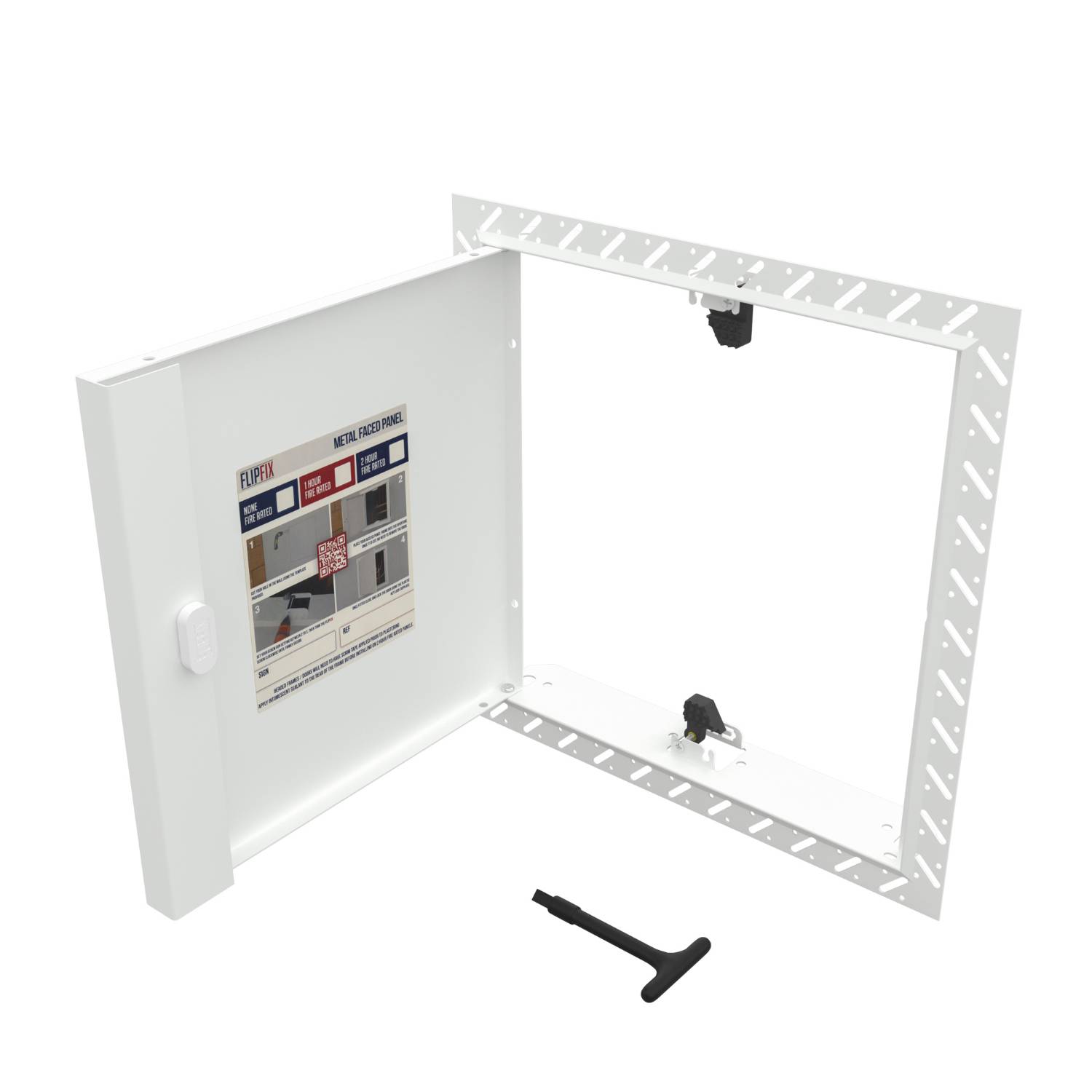 FlipFix - Metal Access Panel - Beaded Frame - Non Fire Rated - Access Panel