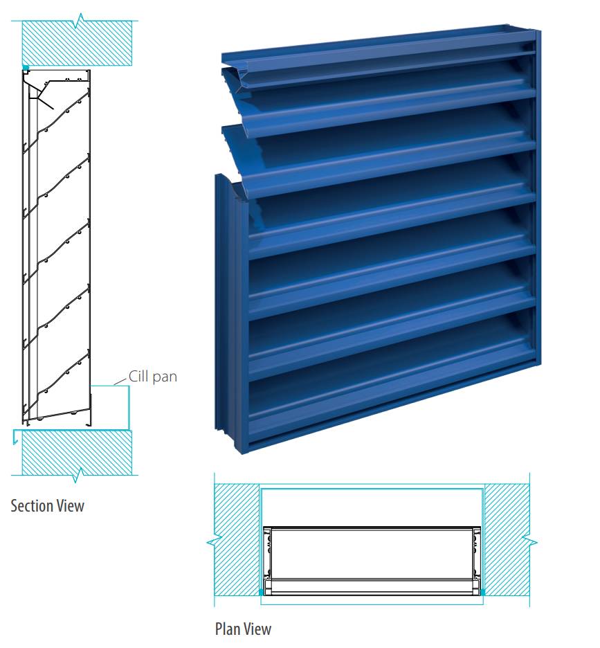 CS Louvres Ventilation Louvre A-6177 - Ventilation Louvres
