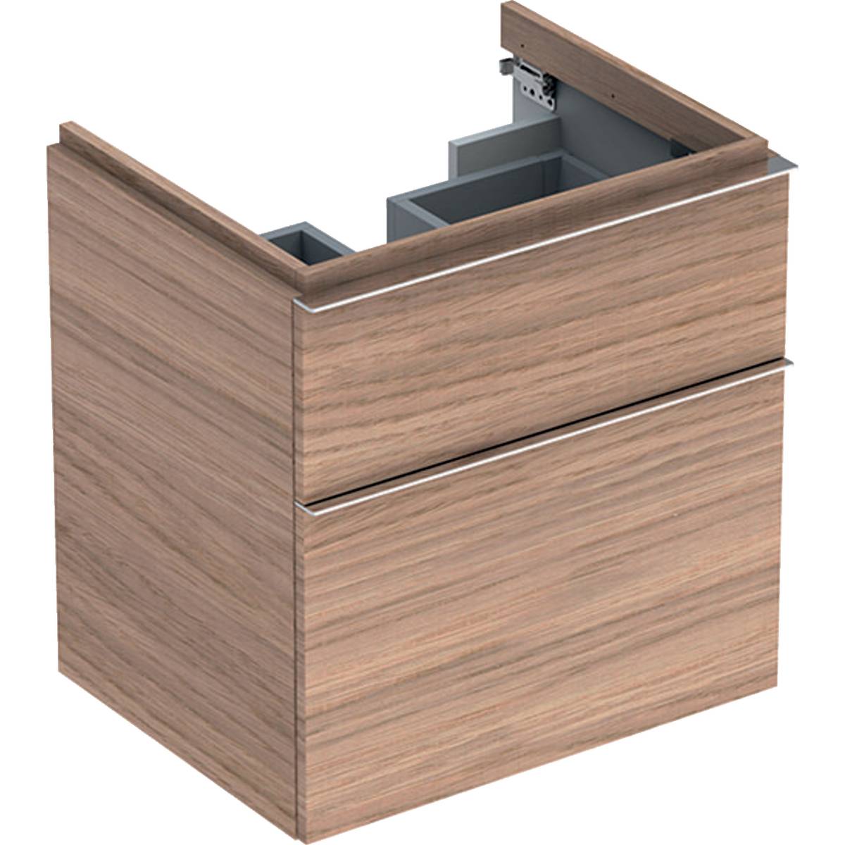iCon cabinet for washbasin, with two drawers