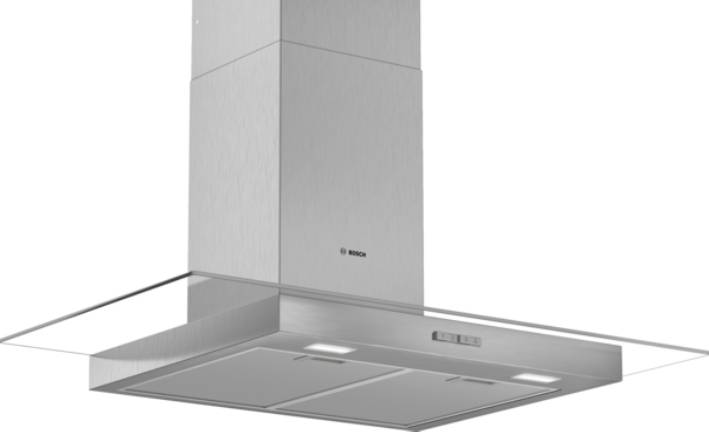 Series 2 Straight Glass Chimney Hoods, 60cm & 90cm Width Options