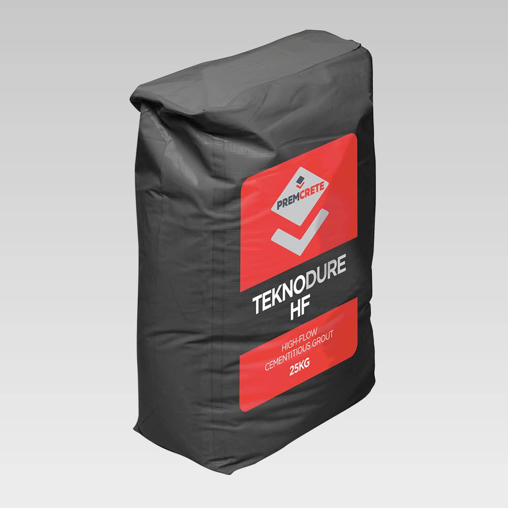 Premcrete Teknodure HF - High-Flow Cementitious Grout