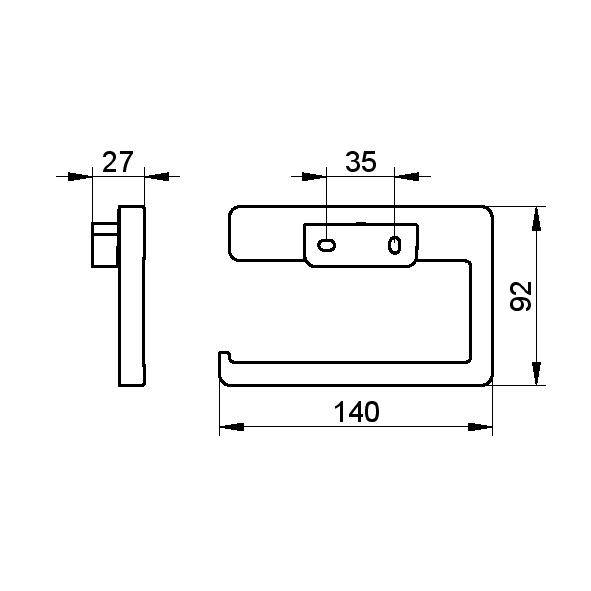 Toilet Roll Holder - COLLECTION MOLL - Toilet roll holder