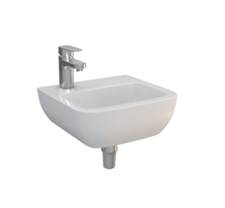 Atlas Pro Portsmouth 40cm Square Washbasin