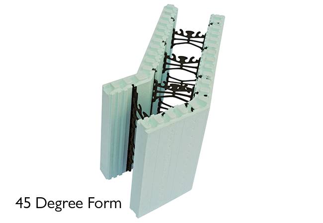 Nudura 45 Degree ICF unit