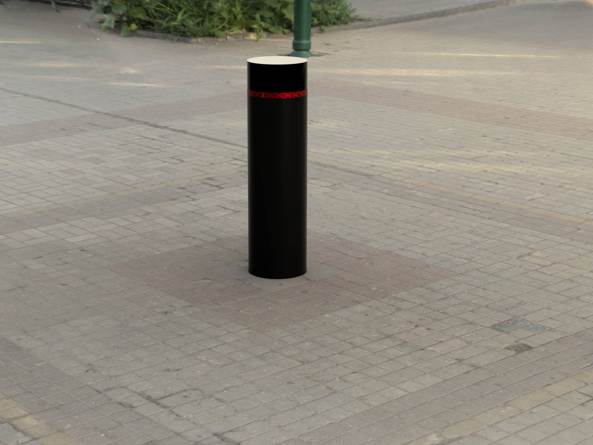 Townscape PAS 68 Bollard CT40 Ultra Shallow Mount N2/02 - Hostile Vehicle Mitigation Bollard