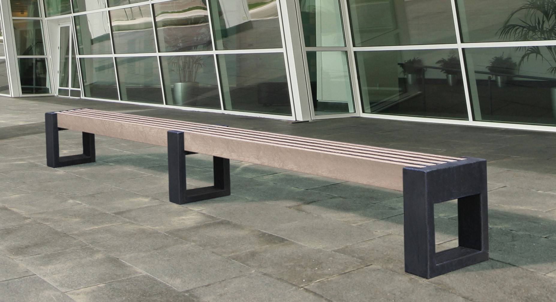 Canvas straight bench 360