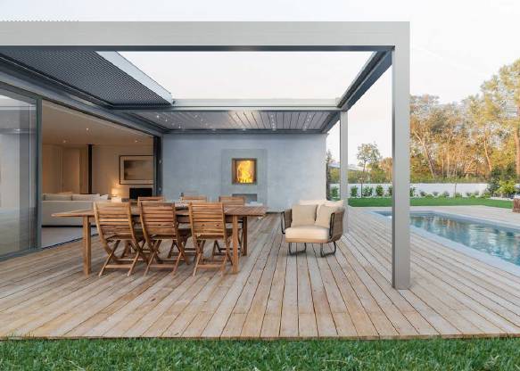 Bioclimatic Pergola - Louvred Canopy -Lanai Velvet - Bioclimatic Pergola