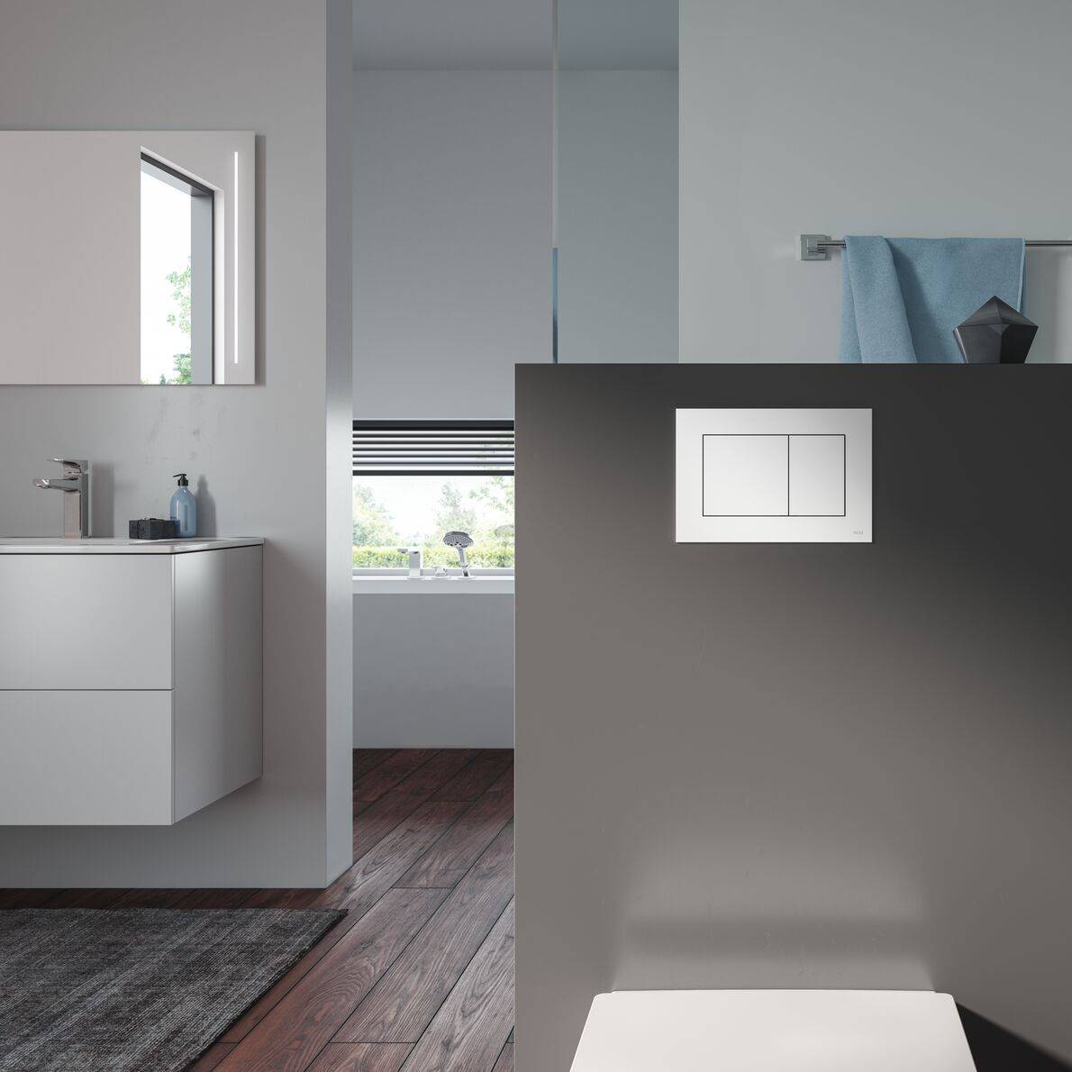 TECEnow Toilet Control Flush Plate