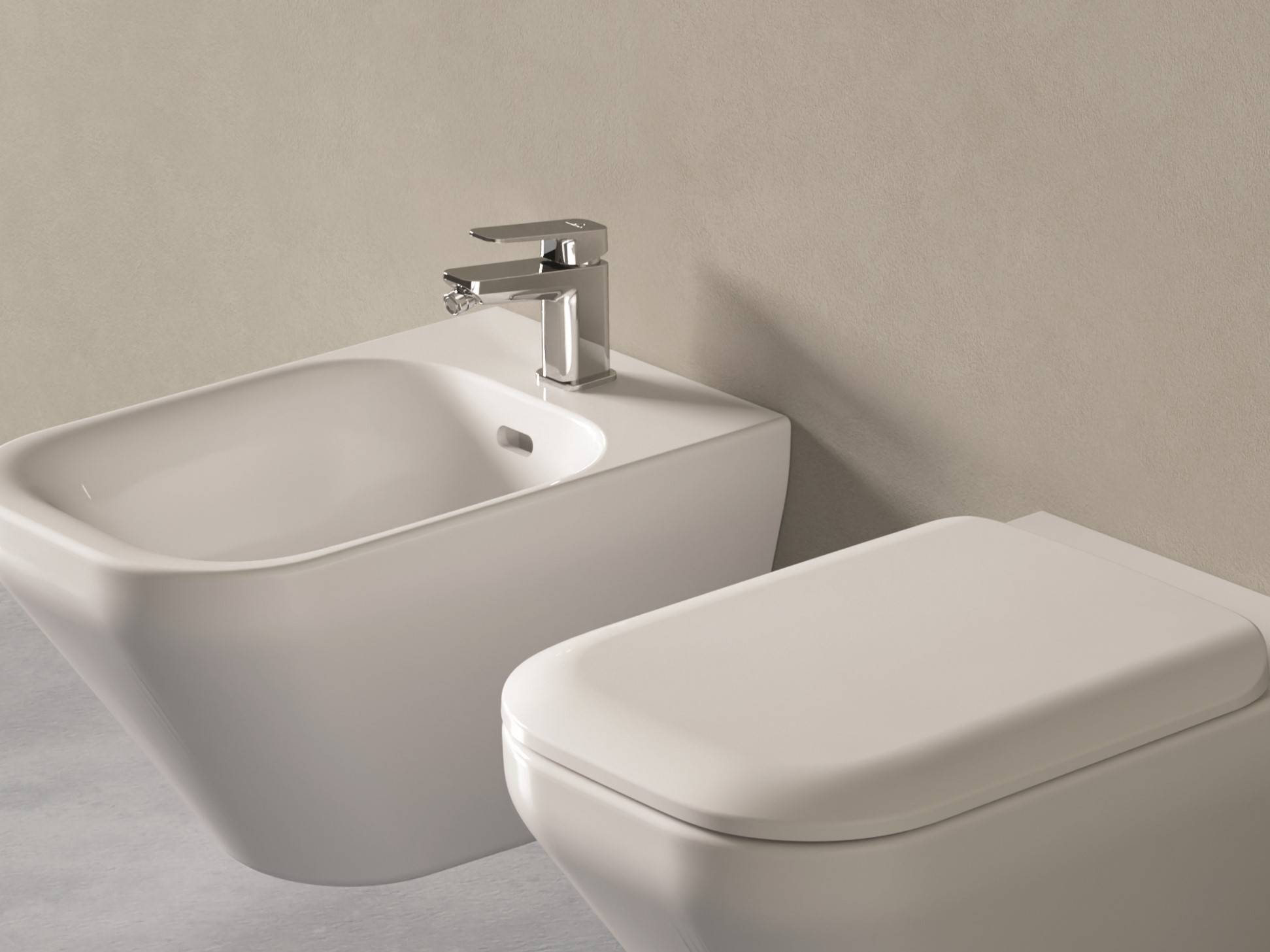 Tonic II Single Lever One Hole Bidet Mixer