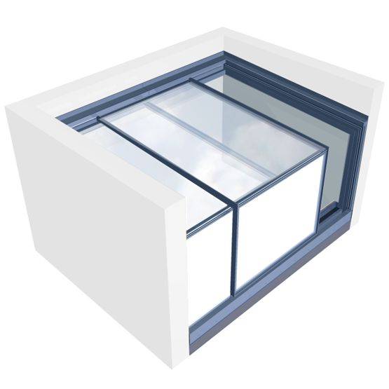 Freestanding Box Rooflight - Left Exit