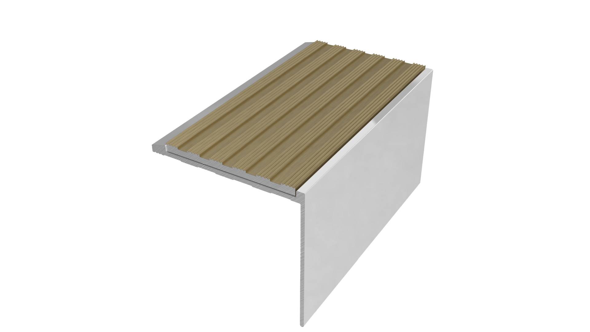 AN59/55SL Aluminium Stair Nosings - Stair Edging